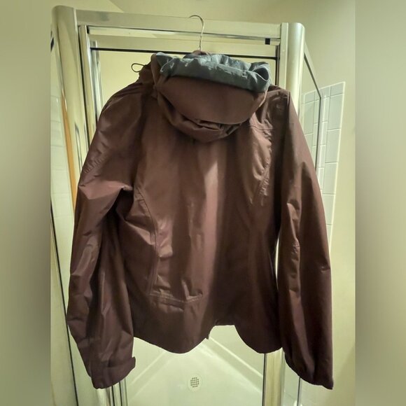Eddie Bauer Jacket - Burgundy - L - Longsleeve Y2K Officewear Windbreaker Jacket - Picture 6 of 8
